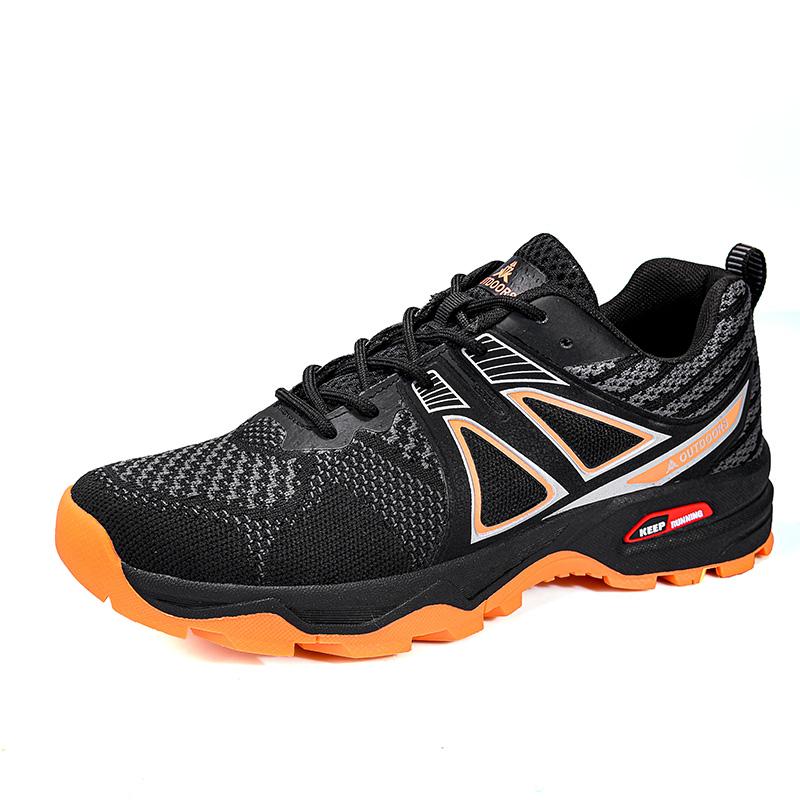 Mens Outdoor Hiking Shoes Off-Road Non Slip Anti Collision Breathable High Quality Mens Boots Lockless Casual Cycling Shoes 47