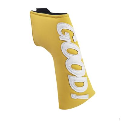 Golf Blade Putter Head Cover Schläger Schutzhülle Modische Plüschfutter-Wrap Sleeve für