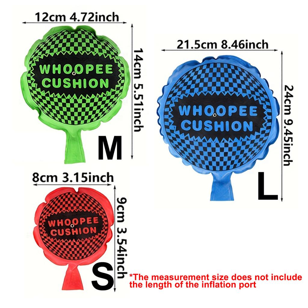 3size Trickery Fart Cushion For Create Party Atmosphere Funny Practical Joke Prank Prop Whoopee Pad Pillow April Fool's Day ZSY