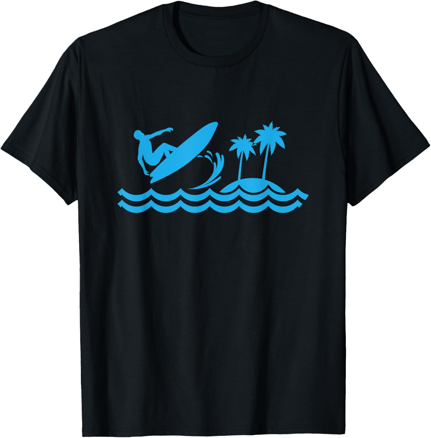 Cool Surfing Summer Design Beach Lover Funny Gift T-Shirt Unisex T-Shirt XL