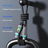 240W USB-C to USB-C PD Fast Charging Cable Digital Display High Speed Data Sync Cord for  15  Car Travel Use