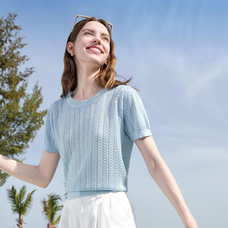 Betu Women's Lyocell Knit Short Sleeve Top