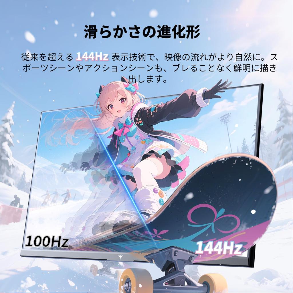 KEY TO COMBAT Gaming Full HD x IPS sRGB HDR10 Contrast High Color Low Blue Adaptive HDMI x DP x Tilt Warranty 23.8-inch Monitor, (1920 1080), 144Hz,