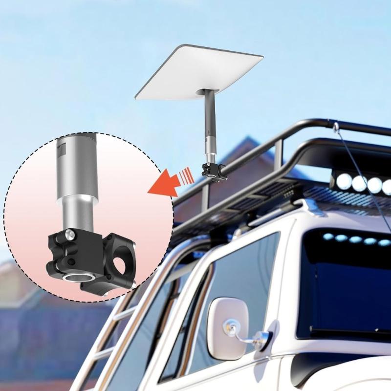 Ladder Mount 0.8-1.17'' Installation Range Mount for Roof/SUV/Outdoor Aluminum Mount