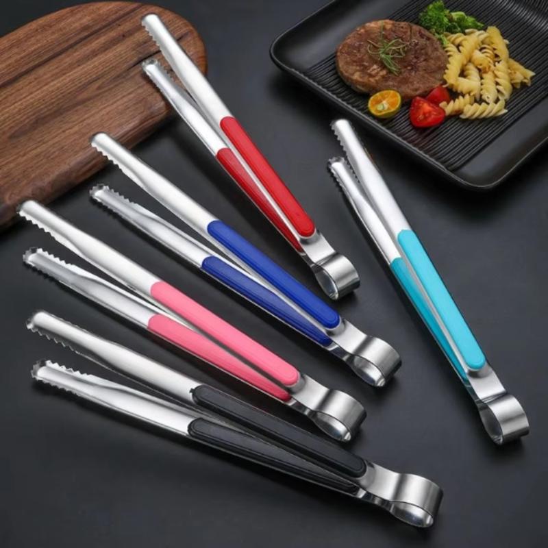 Stainless Steel Barbecue Clip Non-Slip Thickened Simplicity Portable Clip Multifunction Buffet Steak Food Clip Bbq Tools