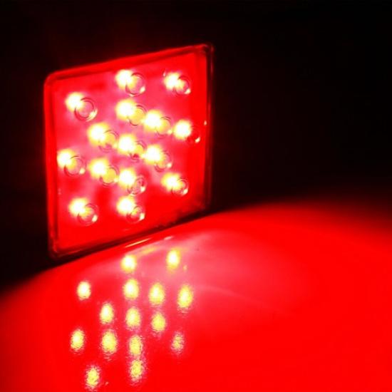 Super Bright 15LED smoke Brake Light Trailer Hitch Cover Fit Towing & Hauling US