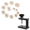 Durable Watch Back Press, 13Pcs Watch Press Set, 18mm To 50mm Watch Press Tools, Eventronic Watch Repair Kit (Black)