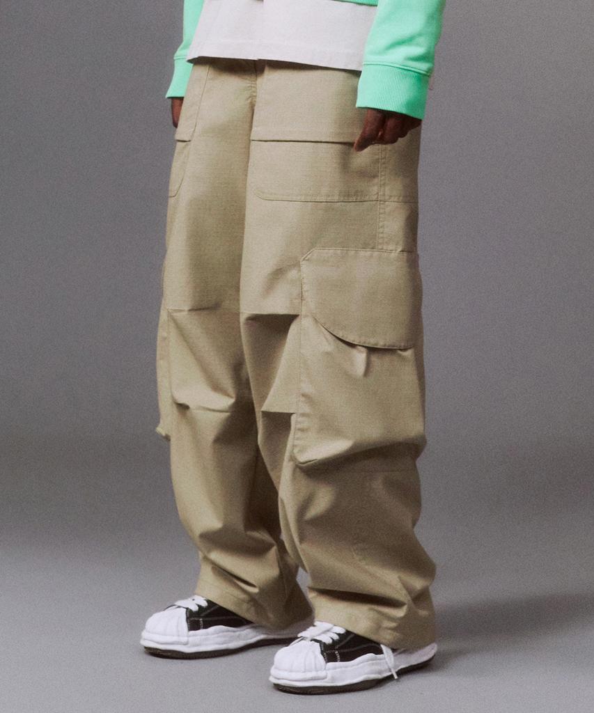 DTHIRTYONE Ripstop Volume Cargo Pants (Tan Beige)
