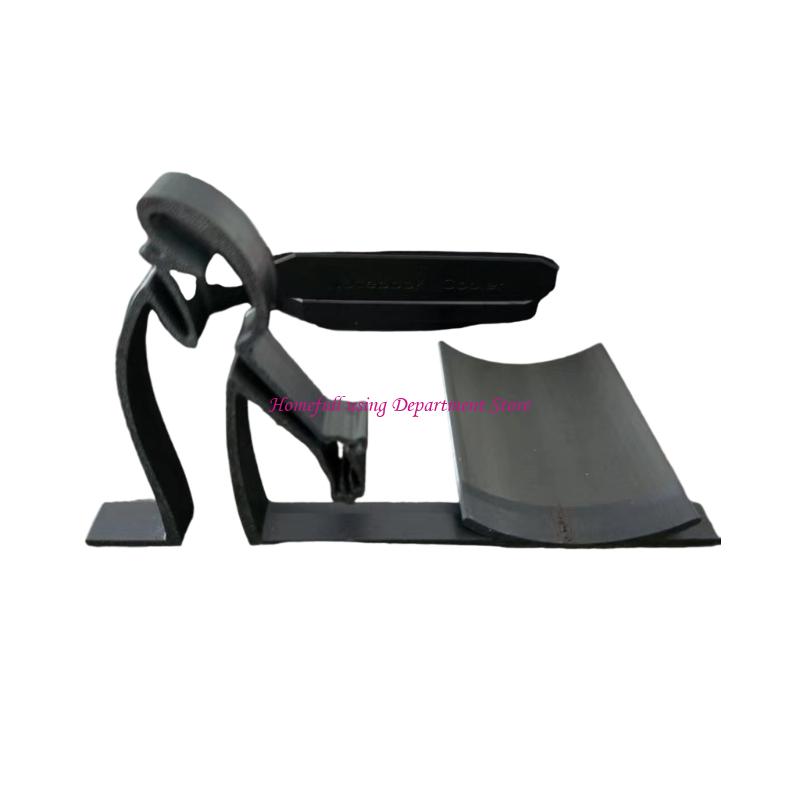 

Contemporary Tissue Paper Stand Printed Architecture Sturdy Bathroom Essential Stylish Storage Solution чорний