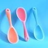 2/4Pcs No-Stick Silicone Rice Spoon Heat Resistant Silicone Rice Paddle Food Rice Shovel Cooking Supplies Soft Rice Server Tools
