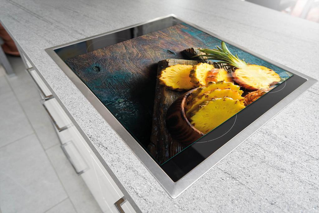 SZKLANA DESKA DO KROJENIA 52x40 ANANAS