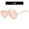 Toad sunglasses new European and American sunglasses fashion versatile trend Internet celebrity large frame sunglasses