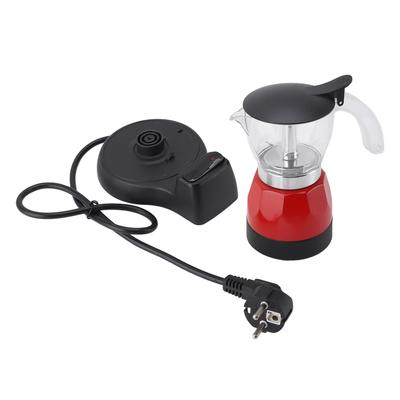 Elektrische Kaffeemaschine 150 ml 3 Tassen Aluminium Mokkakanne Elektrische italienische Kaffeemaschine Percolator für