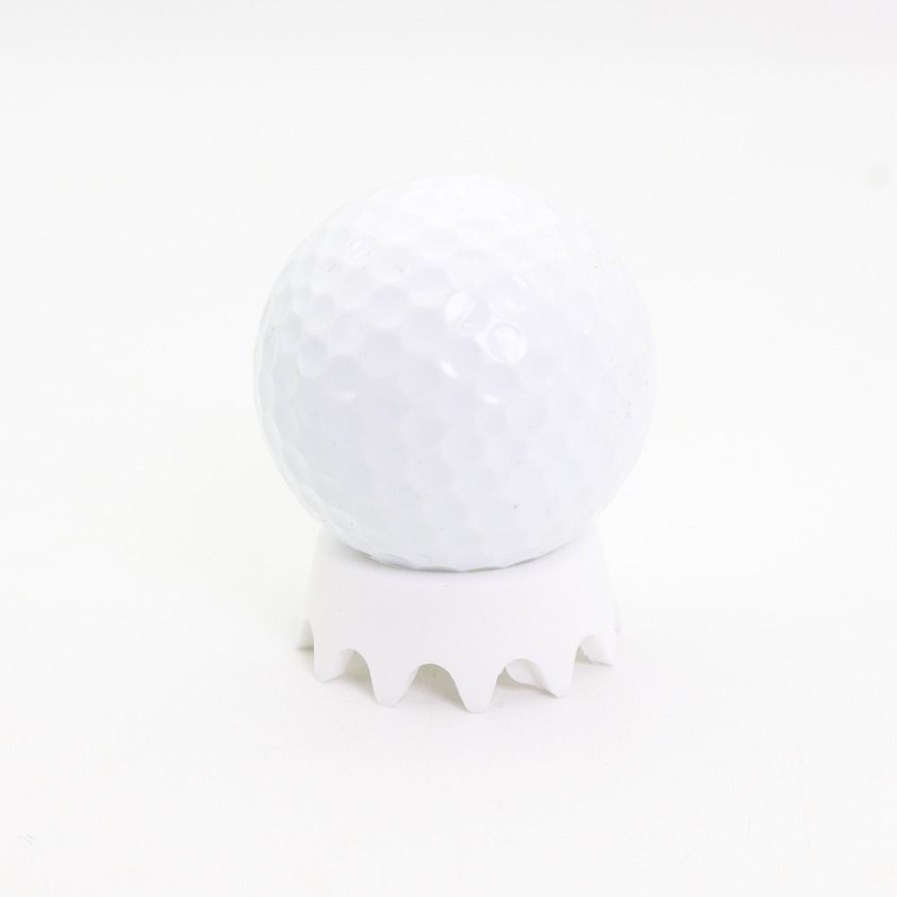 8Pcs Creative Golf Ball Holder Wave Shaped Bottom Design Plastic Golf Mat Golf Tee  Golfer Gift