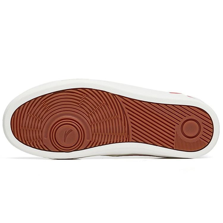 Anta Ao Li CVS Skateboard Abrasion Resistant Abrasion Resistant Low top Skateboard Shoes Women's White Red 122238014-4