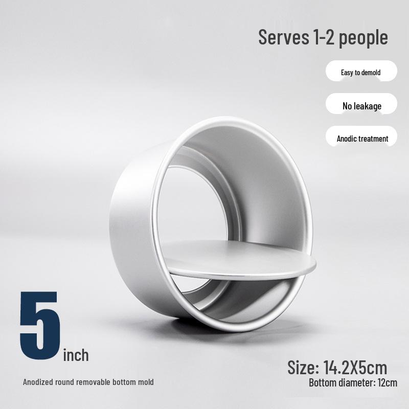 Chiffon Cake Mold Set with Removable Bottom: 4", 6", 8", 10" for Oven Use