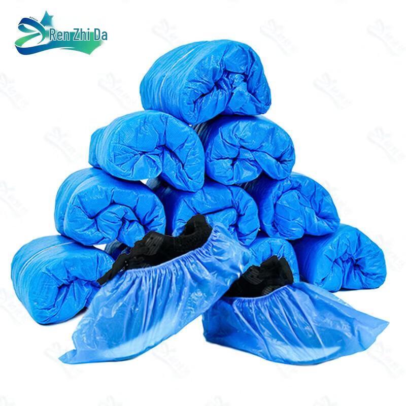 Renzhida Disposable CPE Shoe Covers One Size