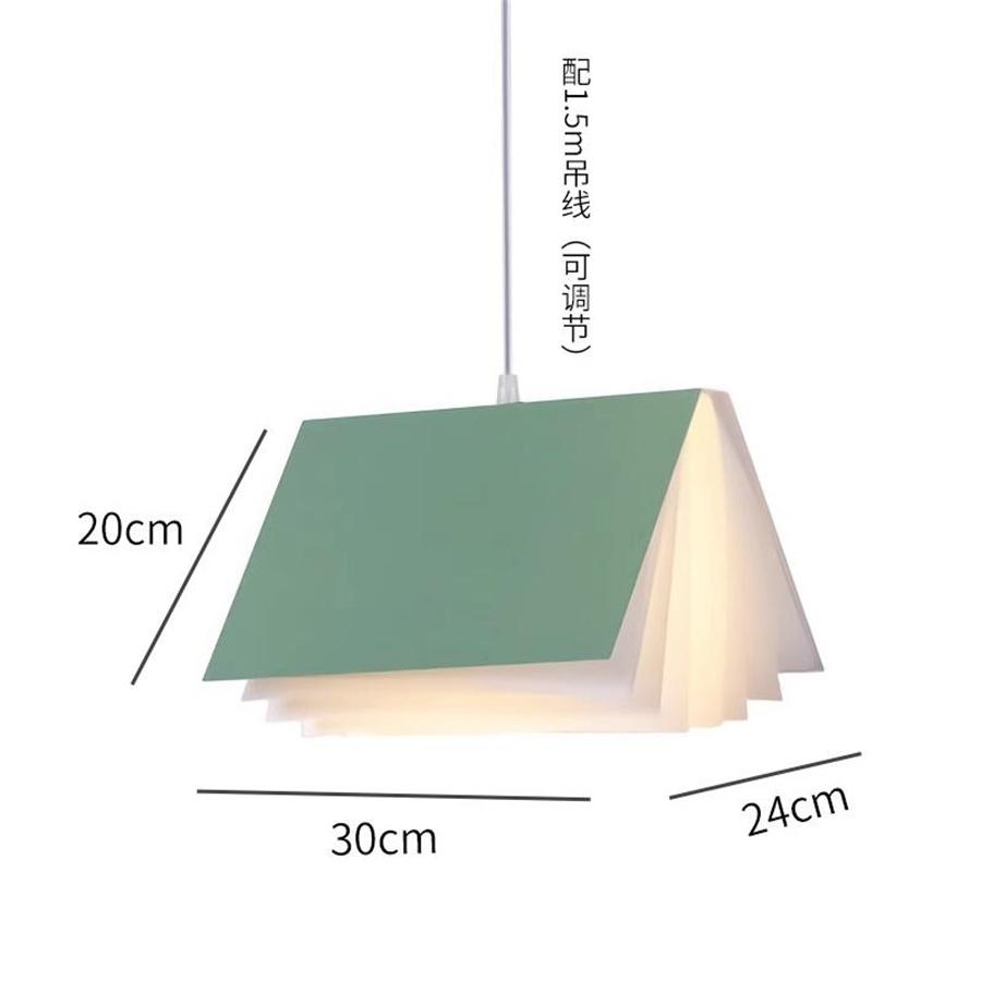 Modern Book Led Pendant Lights Luminaire Living Room Dining room Suspension Hanging Light Bedroom Bedside Pendant Lamp