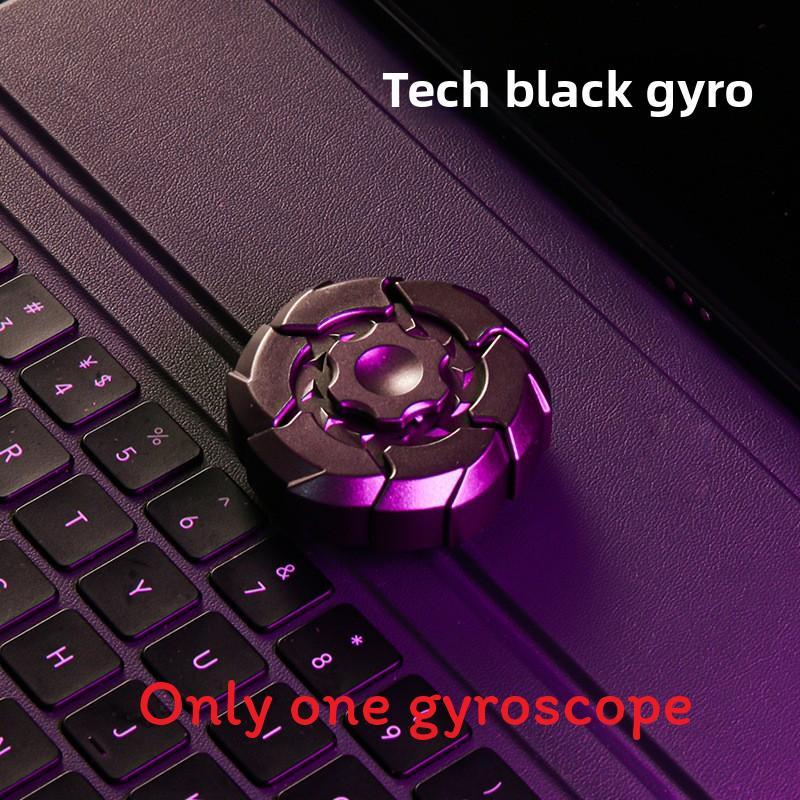 

Magnetic Finger Spinner Toy With Abs Material For Stress Relief And Handeye Coordination Black