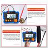 Insulation Resistance Tester 100VCelsius 250VCelsius 500VCelsius 1000V Resistance Tester with LCD Backlight Digital Display Screen