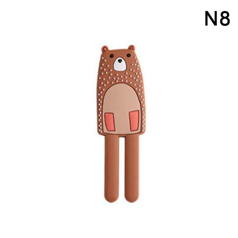 Roztomilé magnetické háčky Odnímatelná nálepka na lednici Magnet na vzkazy na lednici Věšák na kabáty Držák na klíče Úložný háček