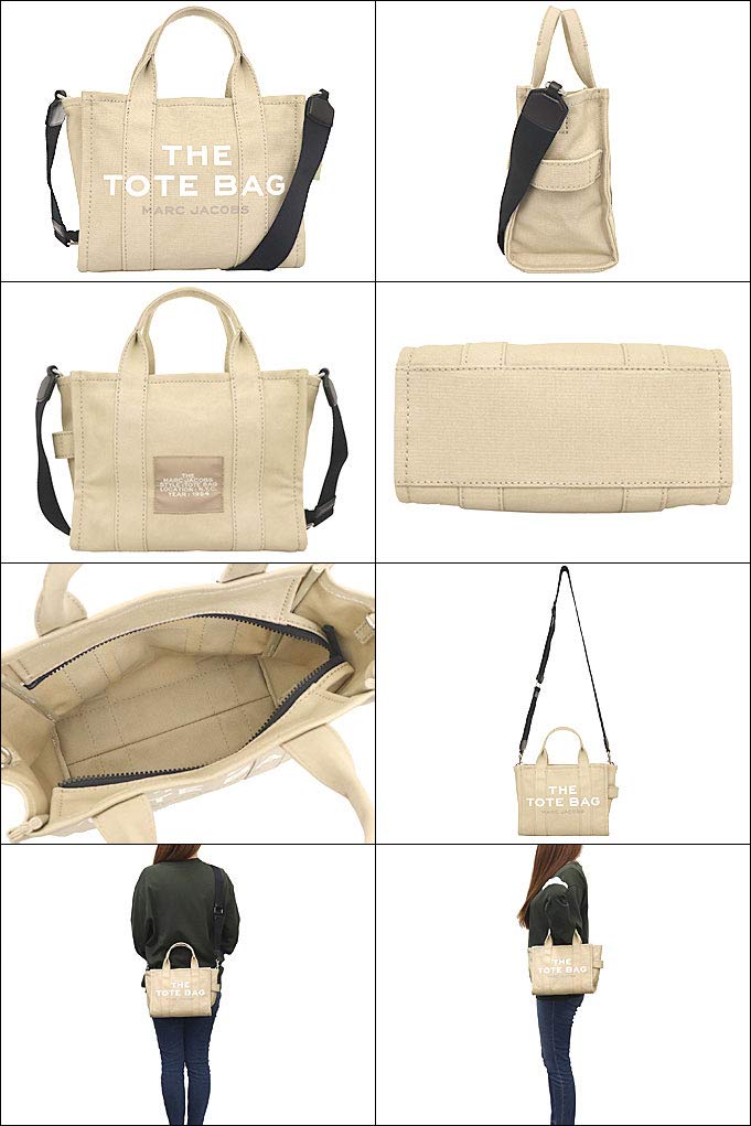 Tasche M0016493 Beige The Mini Traveler Canvas Grafiklogo Tote Die Tragetasche [Marc Jacobs] (Tragetasche) Damen [Marke] [Artikel]