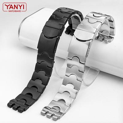 Paslanmaz Çelik Kordonlu Saat renk örneği için saat kayışı 17mm19mm Dişli arayüz kol saatleri bant erkek kadın katı metal saatler bant