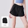 Summer Quick-Dry Two-Piece Running Shorts with Side Pockets