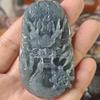 Dragon Brand Jadeite Carved Pendant for Men and Women - A Grade