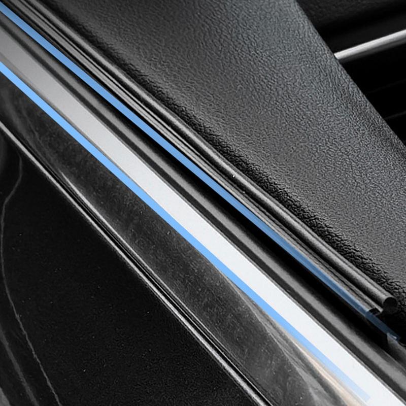 2 Pieces Car Door Seal Strip Rubber Sealing Protector Soundproof Waterproof Weather Strips For Car Door