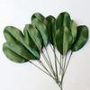 10Pcs Artificial Magnolia Leaves Green Leaves for Bouquets Decoration Wedding Flower Arrangement Decorative Artificial Leaves