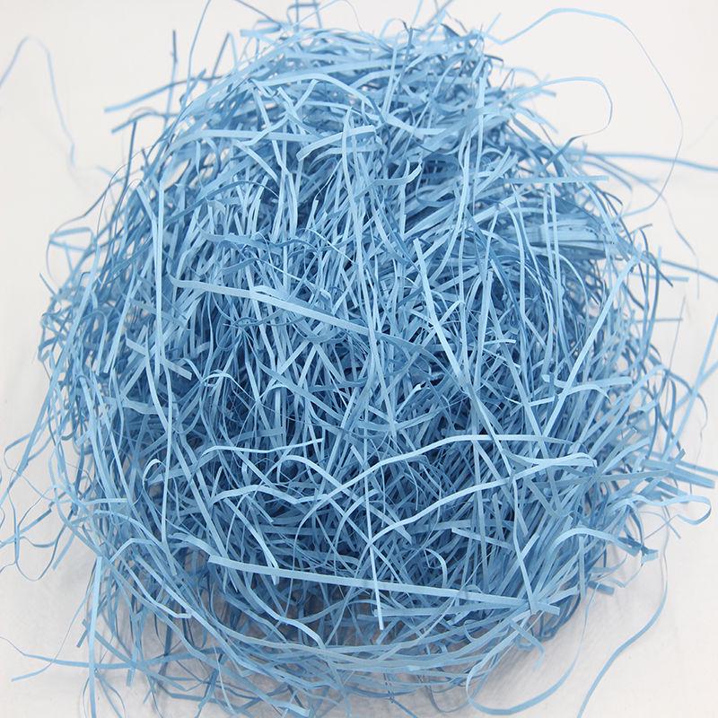 Multicolor Thick Paper Raffia Grass for Gift Box Packaging - Shockproof Material In Stock