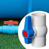 PVC Ball Valve Pipe Fitting with T Handle Water Shut Off for Projects