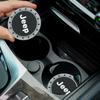 For Jeep 2Pcs Silicone Car Water Cup Coaster Cup Waterproof Non-Slip For Jeep Renegade Wrangler Compass Gladiator Cherokee JL
