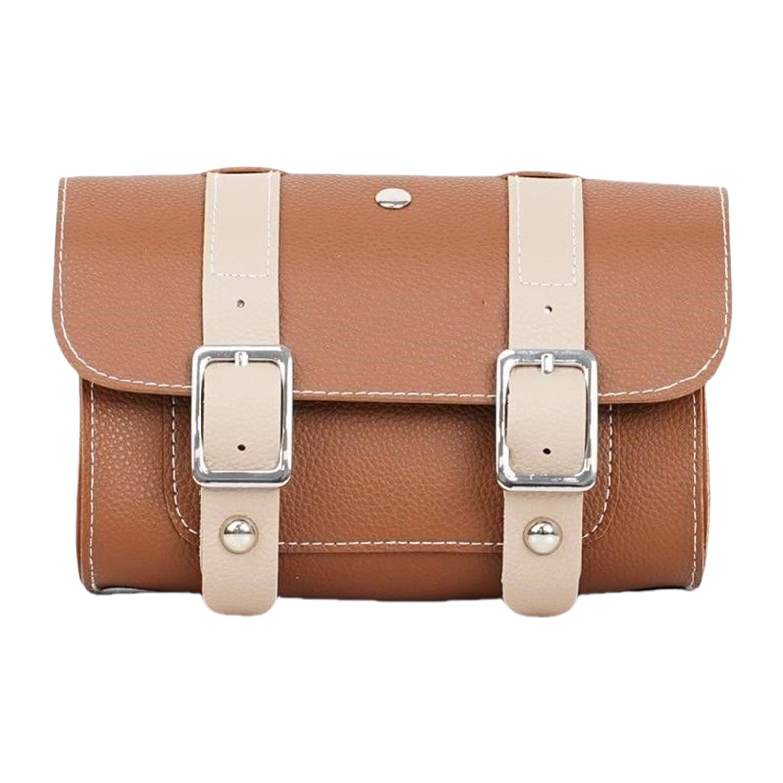 

Motorcycle Fork Bag, Motorcycle Handle Bar Saddle Bag | Motorcycle Handlebar Bag PU Leather Please refer to the description