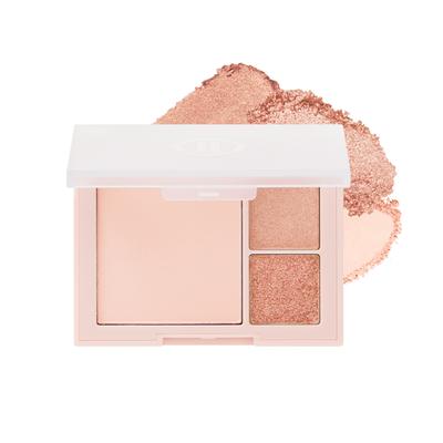Wangen- und Augen-Mehrzweckpalette, 3 Farben, 764 Peach Sha