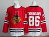 NHL Eishockeytrikot Blackhawks Teamtrikot 98# BEDARD Herren Größe 86 gesticktes Hockeytrikot grenzüberschreitender Großhandel