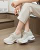 Fujin 7 cm Air Mesh Stretch Stoff Kvinner Sommer Sko Plattform Sneakers Chunky Kvinner Mote Vulcanize Pustende Bling Sneakers