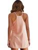2025 Summer Sleeveless Solid Color Dress with Thin Straps & Pocket