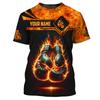 Boxing T-shirt Men's Clothes Cool Fighting Muay Thai T Shirts 3D Printed Personality Box Sports Fitness Tee Top