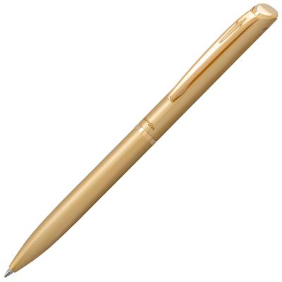 PENTEL EnerGel Style Premium Liquid Gel Pen (0.7mm) Medium Line Gold Barrel Black Ink with Gift Box (BL2007XABX)