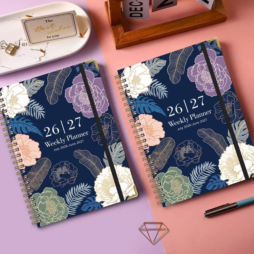 2026 A5 Spiral English Notebook & Planner