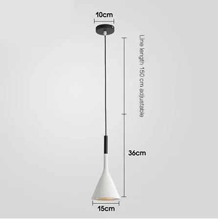 

Modern Led Pendant Lights Multicolor E27 for Kitchen Fixtures Indoor Bedroom Dining Room Hanging Lamp Lampshade Home Chandeliers no light bulb белый