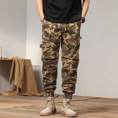 Camouflage Overalls Men's Loose Men's Trousers Trendy Pants Men's Casual Pants High-end Men's Clothing