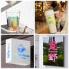 12-Inch X 164-Foot Matte Rainbow PVC Self-Adhesive Vinyl Roll Holographic Permanent Decorative Stickers Cutters for Decor