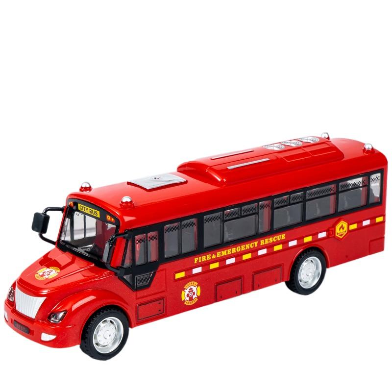 

1/30 масштаб инерционный скользящий школьный автобус модель автомобиля имитация звука и света музыка обучающая игрушка автобус автомобиль игрушка детский подарок на день рождения красный