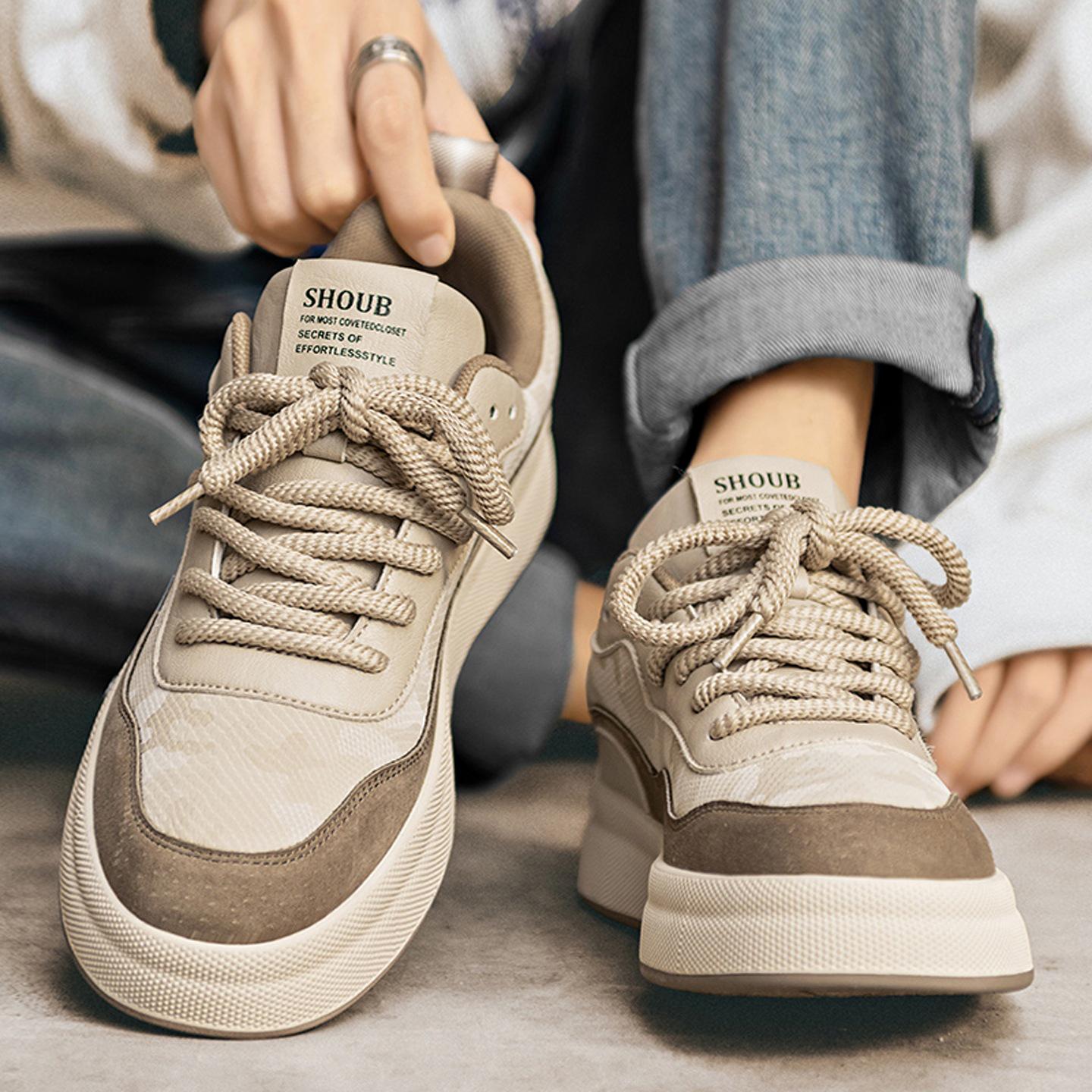 

Мужские ретро кеды для скейтбординга: Кроссовки на толстой подошве, с флисовой подкладкой, повседневные зимние Size 40