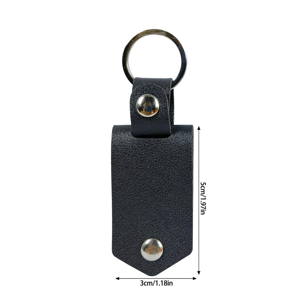 Personalized Full Color Printing Keyring with Sturdy PU Leather Materials Stylish and Portable for Everyday Use