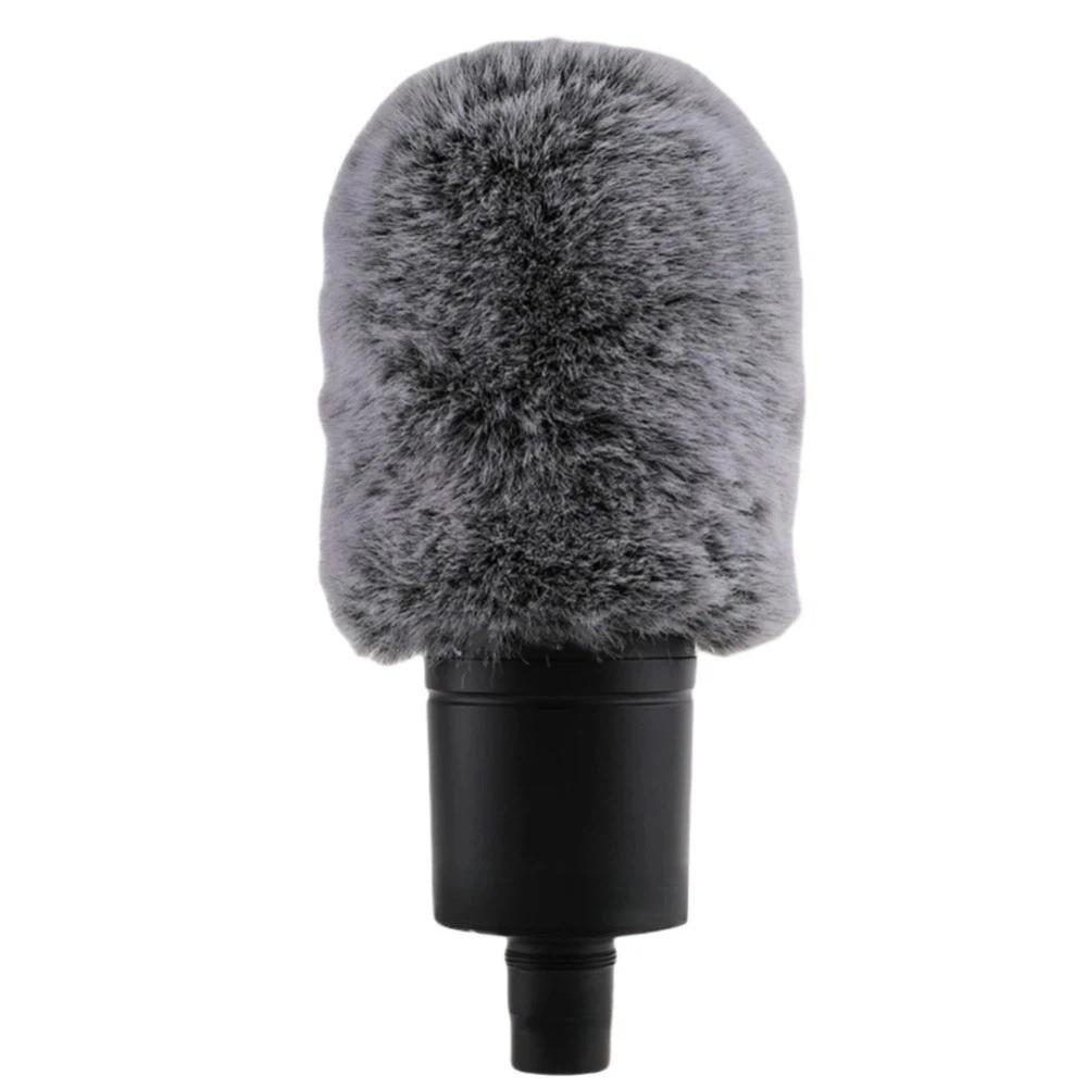 Furry Cover Microphones Windshield Block Wind Noise Reduction Microphone Cover Improve Sound Quality Windcreen Cover