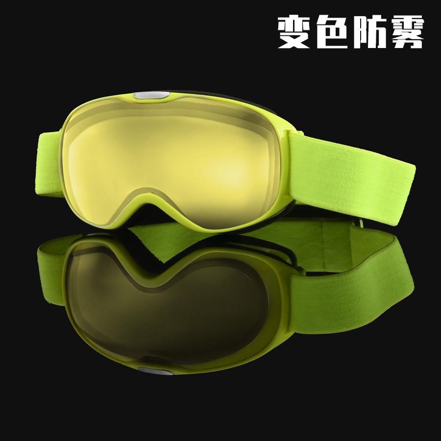 New children's double-layer anti-fog sports ski goggles, outdoor protective eyewear, compatible with prescription glasses